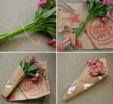 Напечатанные листы упаковки бумажного цветка Kraft/оборачивать подарка покрывают Eco-содружественное